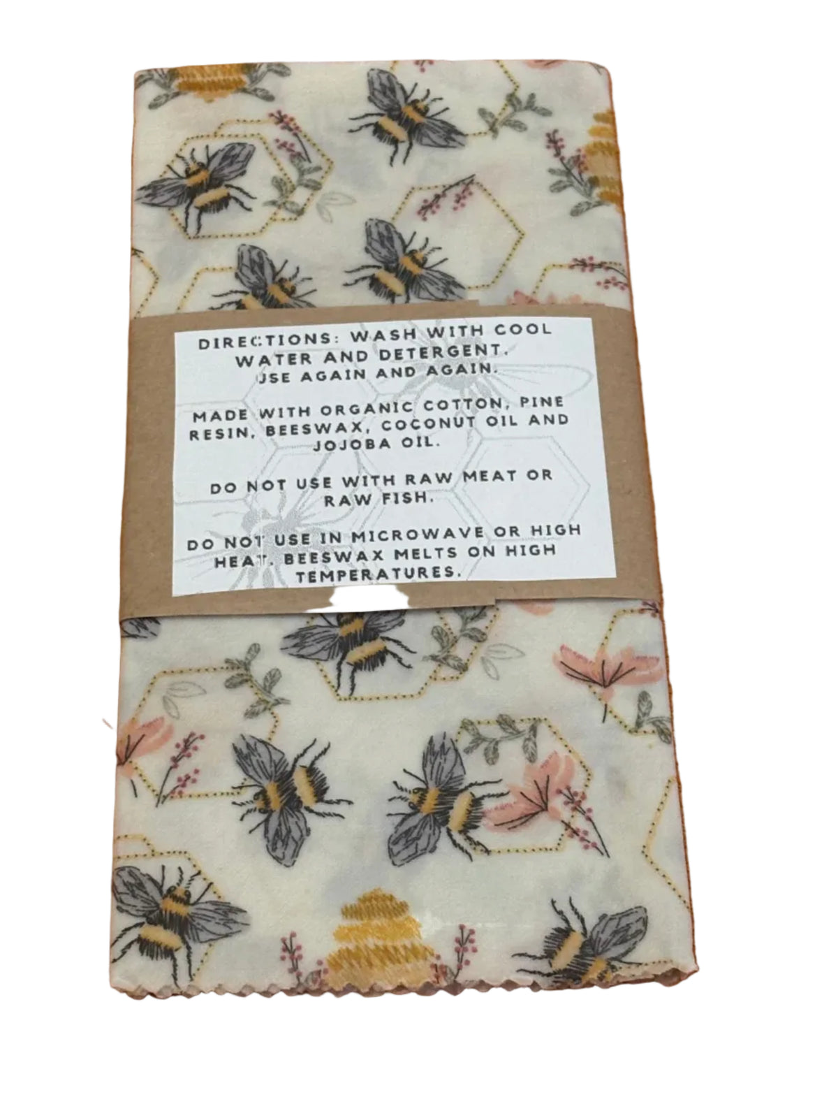 Beewraps Bread 17” x 21” Made in USA Eco Friendly Reusable Beeswax Food Wrap