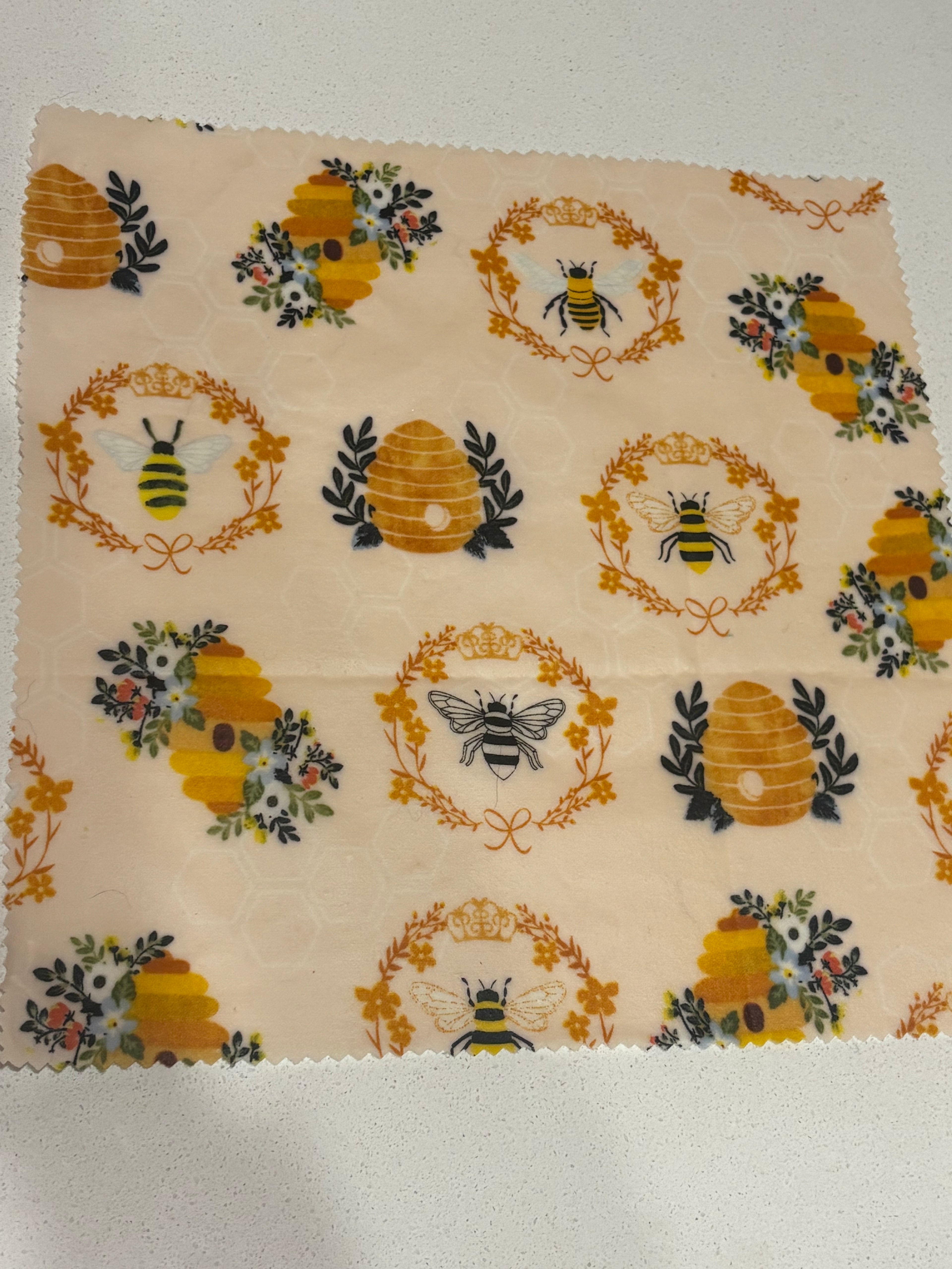 Beewraps Family 4 Pack Set Made in USA Eco Friendly Reusable Beeswax Food Wrap