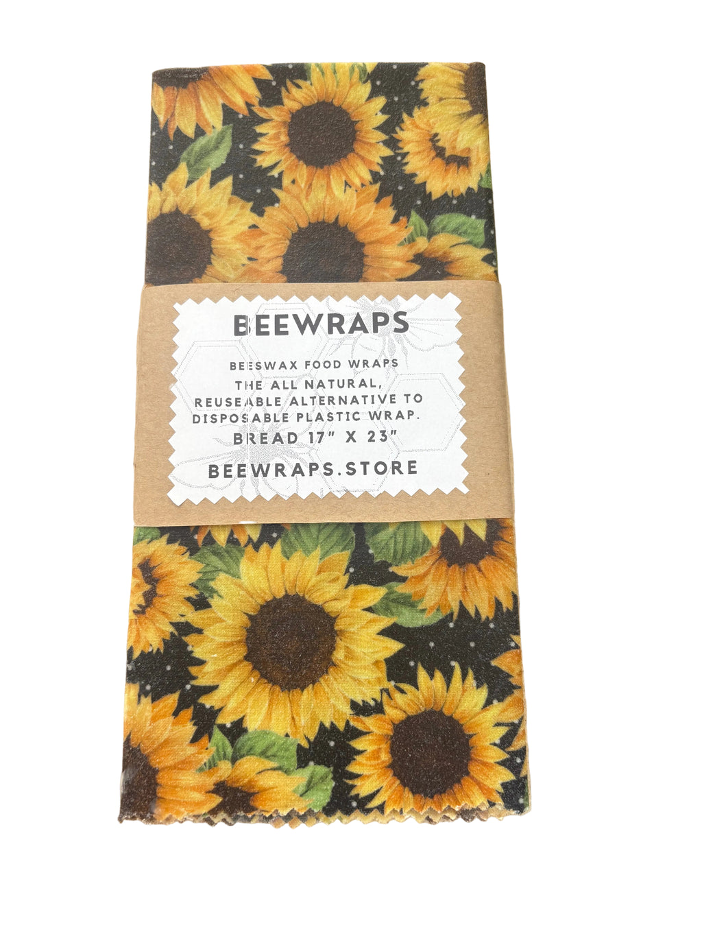 Beewraps Bread 17” x 21” Made in USA Eco Friendly Reusable Beeswax Food Wrap