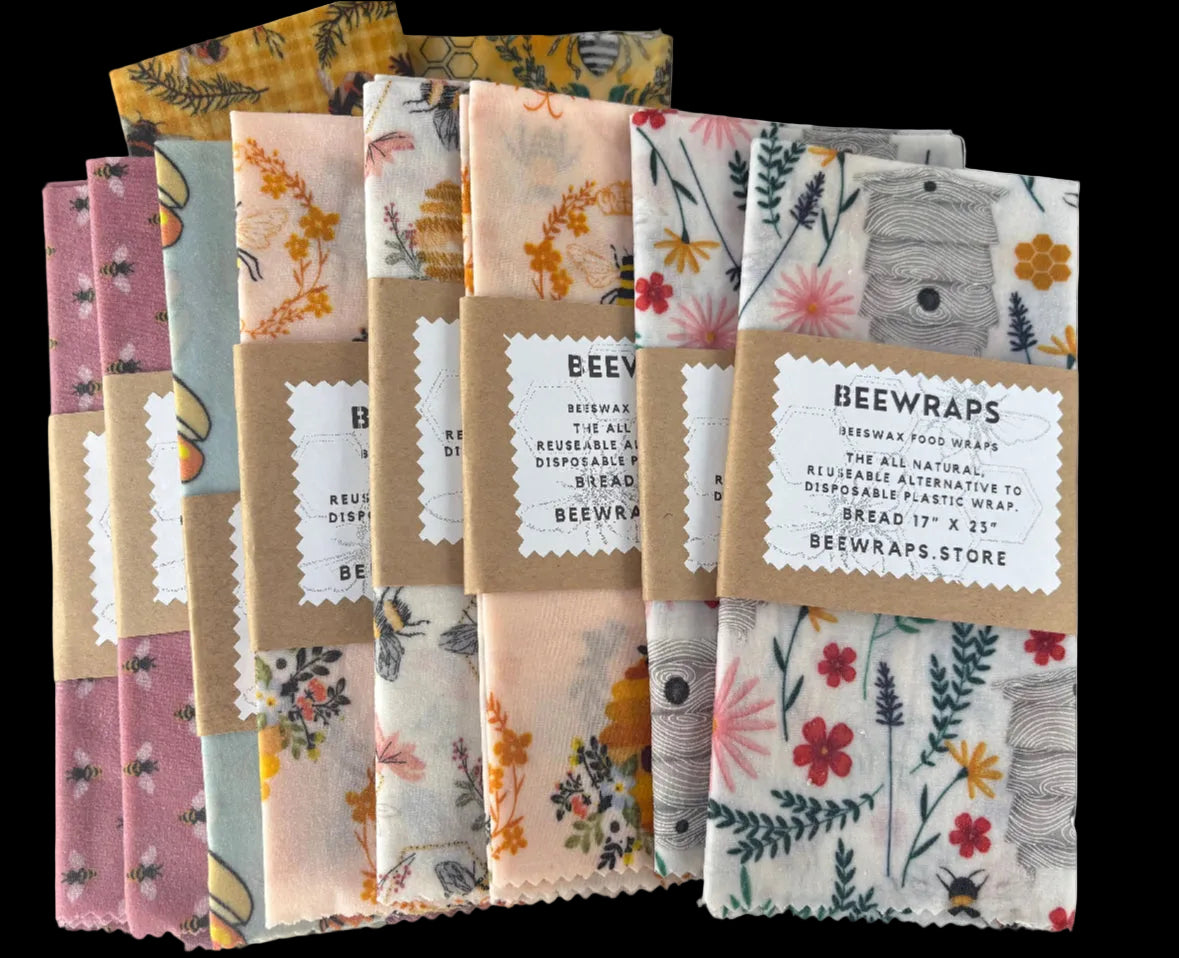 Beewraps 25 Count Bread Wholesale Eco Friendly Reusable Beeswax Food Wraps