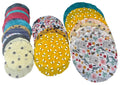 Beewraps rounds 20 count Wholesale Eco Friendly Reusable Beeswax Food Wraps Random Patterns