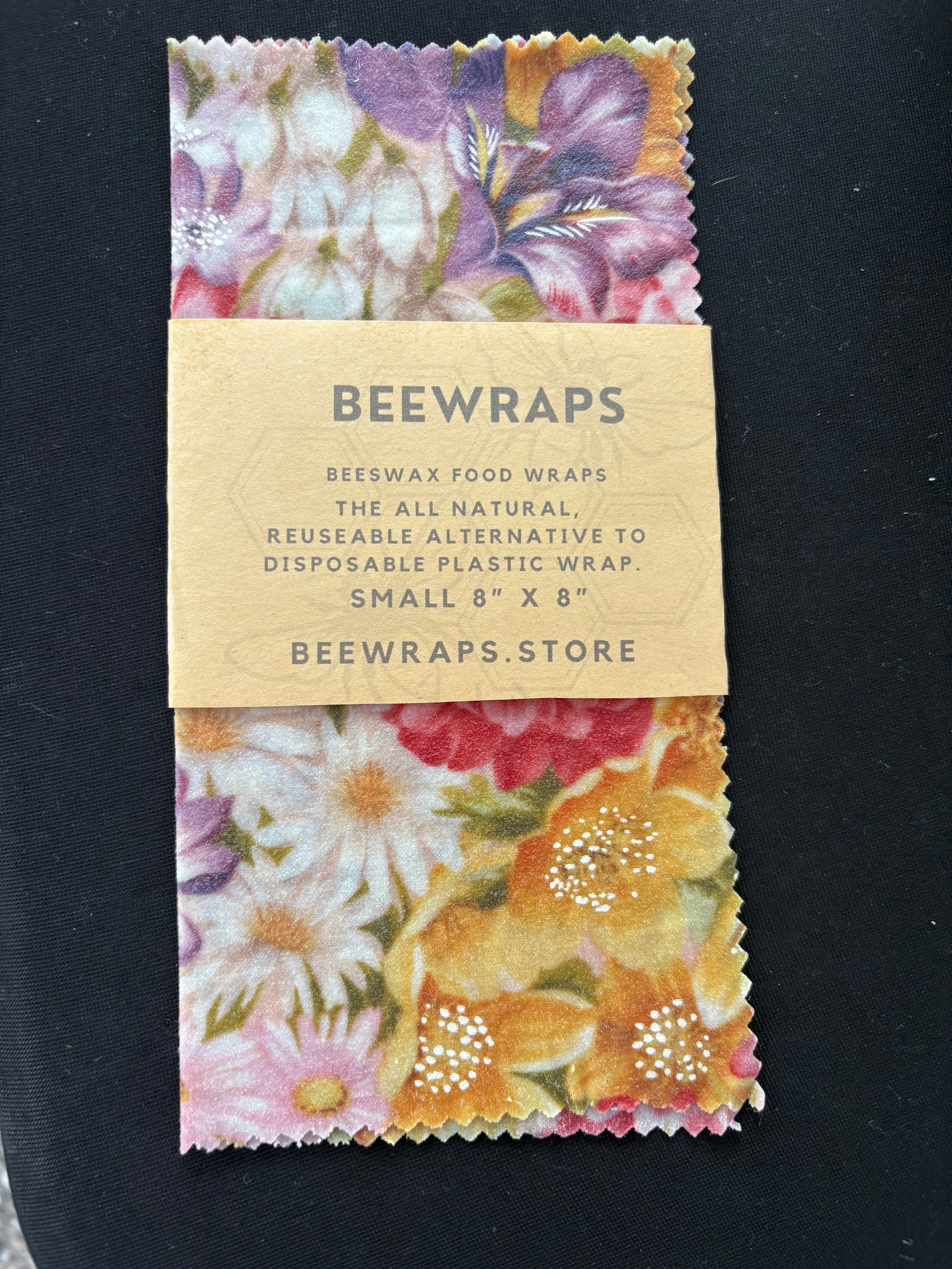 Beewraps Small  8” x 8” Made in USA Eco Friendly Reusable