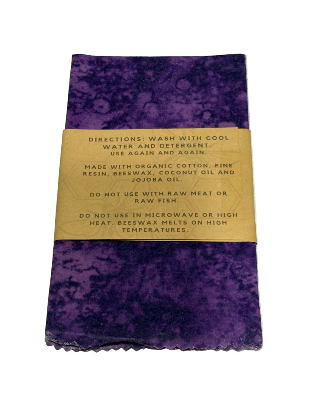 Beewraps Medium  10” x 10” Made in USA Eco Friendly Reusable Beeswax Food Wrap