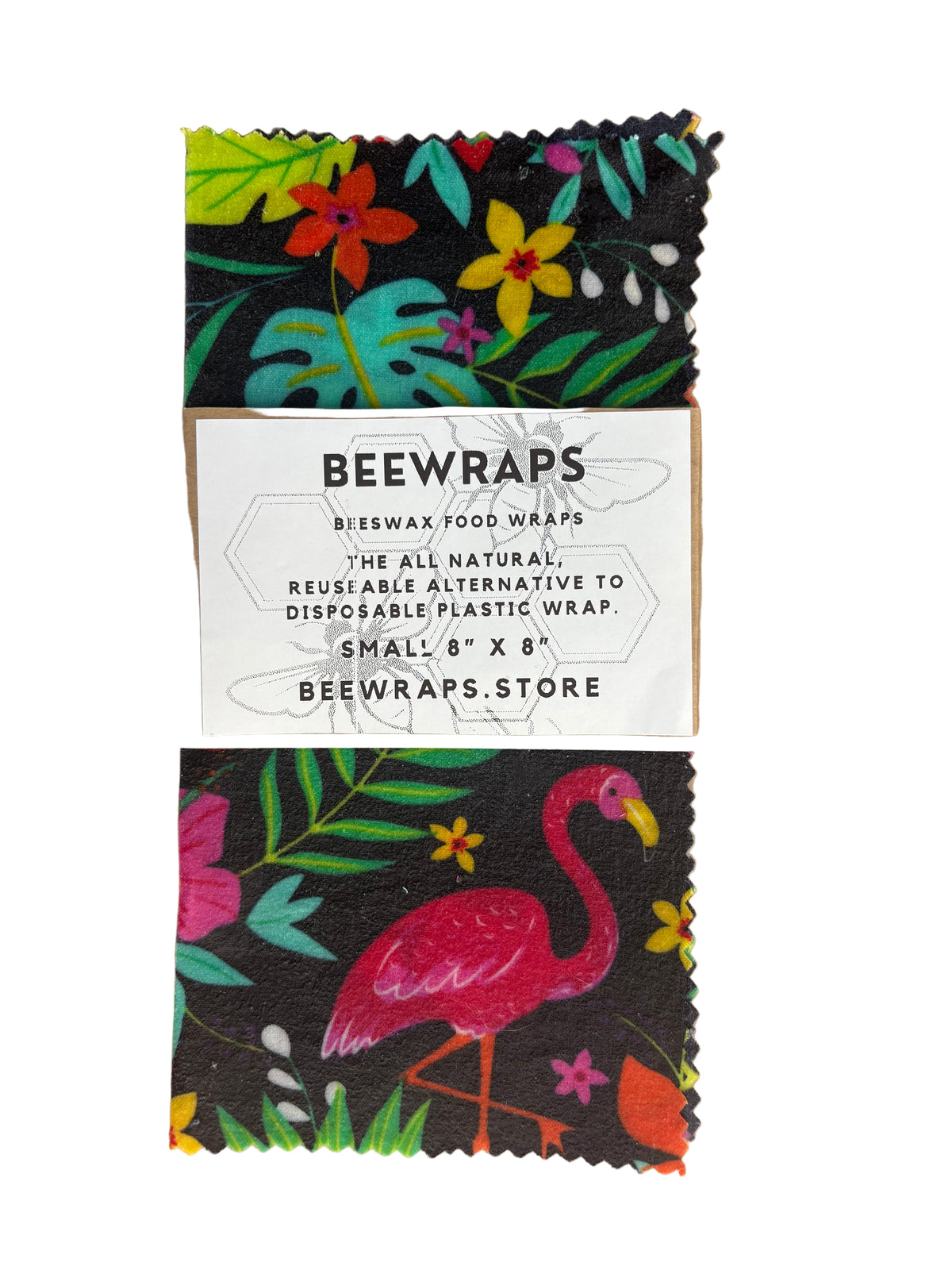 Beewraps Small  8” x 8” Made in USA Eco Friendly Reusable Beeswax Food Wrap