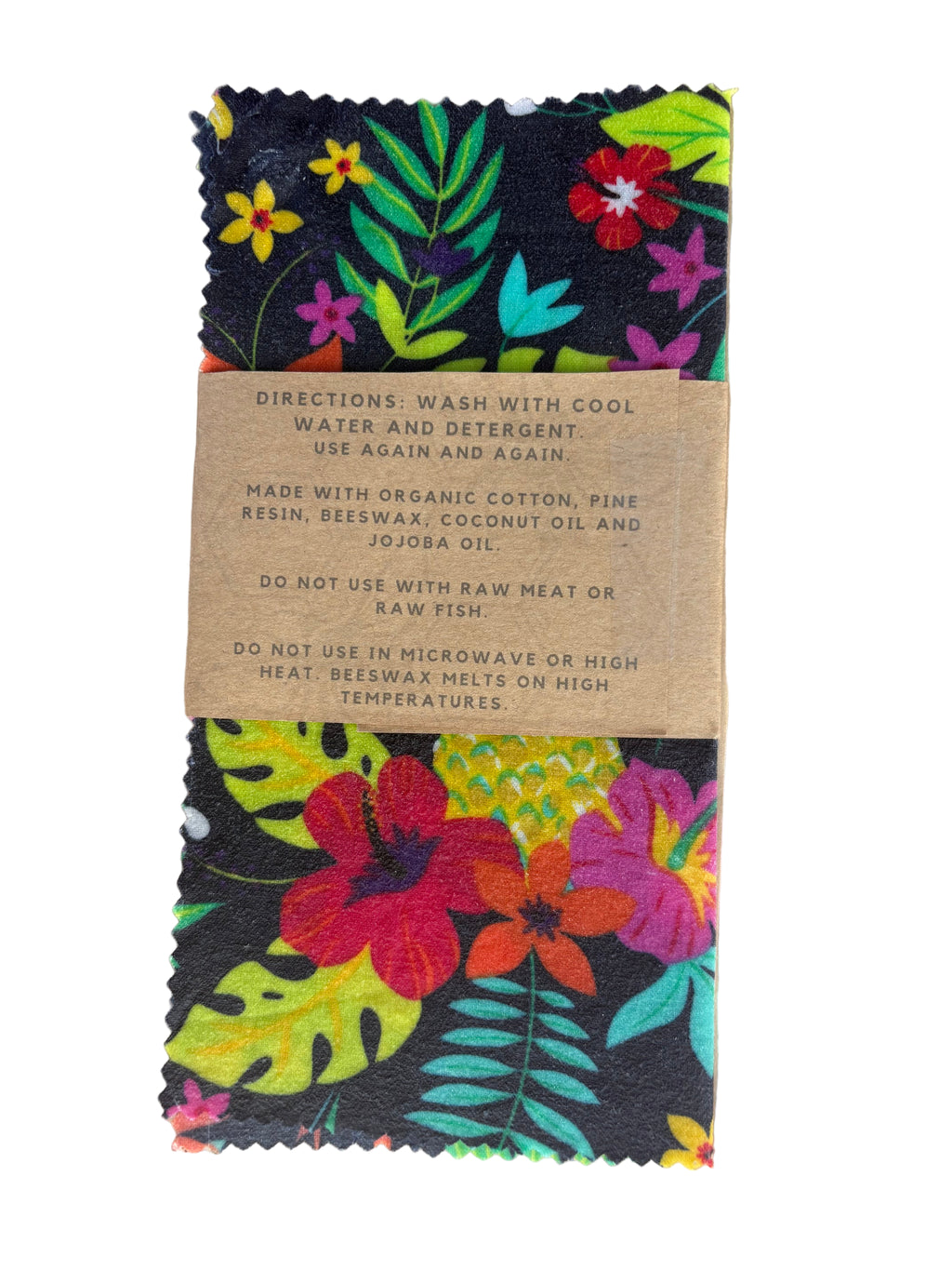 Beewraps Small  8” x 8” Made in USA Eco Friendly Reusable Beeswax Food Wrap